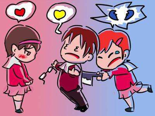 一段三角恋是因为一颗枯树造成的